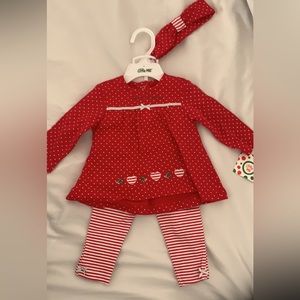 9 month baby girl My 1st Christmas outfit